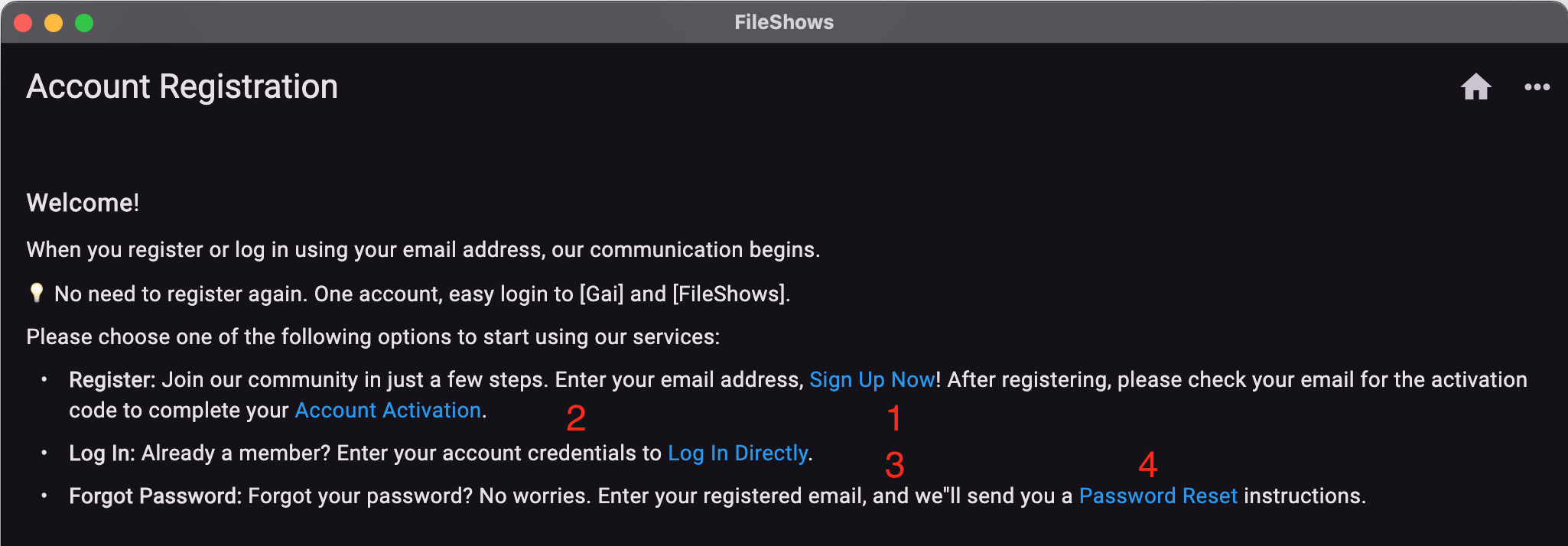 User Registration Process