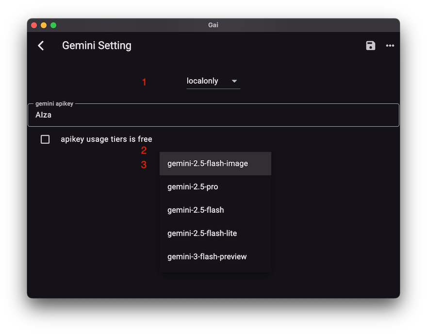 Global Configuration: Usage Mode
